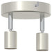 Spot de tavan cu lumina reflectoarelor Nichel 12 x 8 cm Oțel - WALTI WALTI