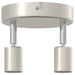 Spot de tavan cu lumina reflectoarelor Nichel 12 x 8 cm Oțel - WALTI WALTI