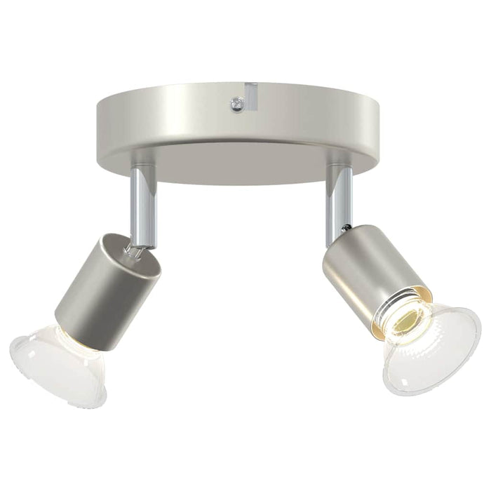 Spot de tavan cu lumina reflectoarelor Nichel 12 x 8 cm Oțel - WALTI WALTI