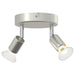 Spot de tavan cu lumina reflectoarelor Nichel 12 x 8 cm Oțel - WALTI WALTI