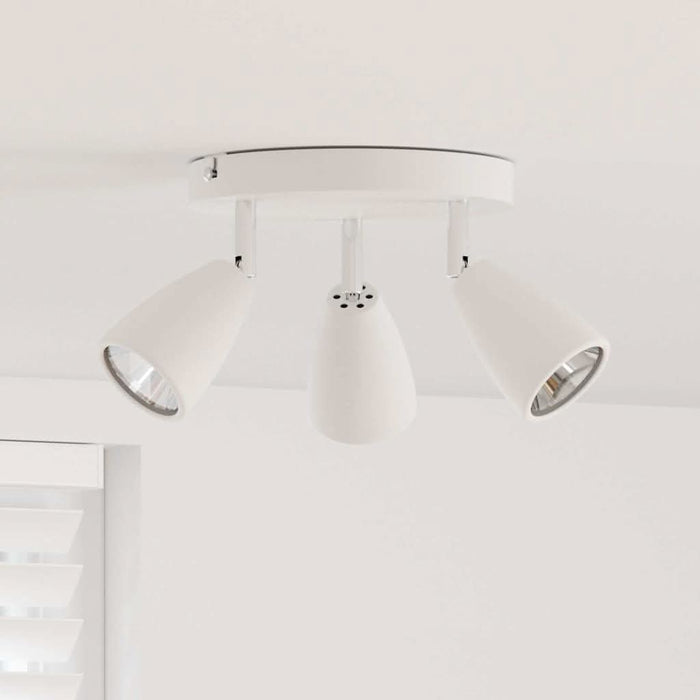 Spot de tavan Alb 19 x 19 x 14,5 cm Metal - WALTI WALTI