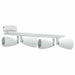 Spot de tavan Alb 25.5 x 8 x 16 cm Metal - WALTI WALTI