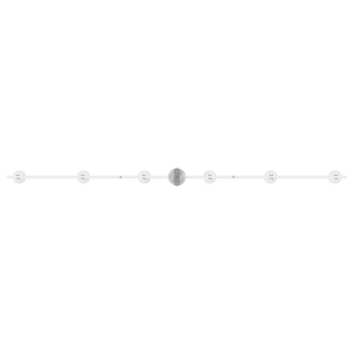 Spot de tavan Alb 25.5 x 8 x 16 cm Metal - WALTI WALTI