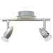 Spot de tavan Nichel 27 x 10 x 12 cm Metal - WALTI WALTI