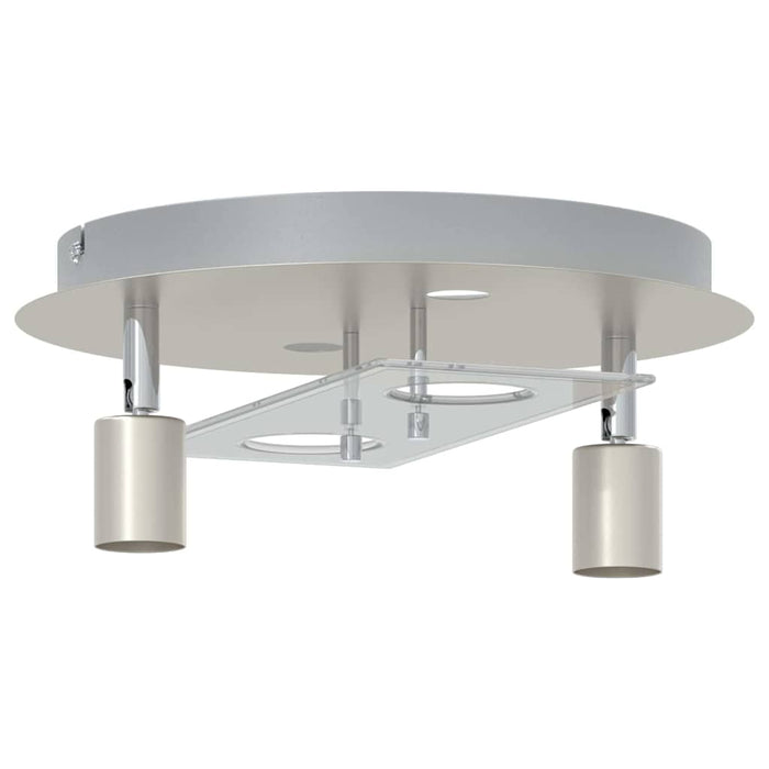 Spot de tavan Nichel 29 x 29 x 11 cm Oțel și sticlă - WALTI WALTI
