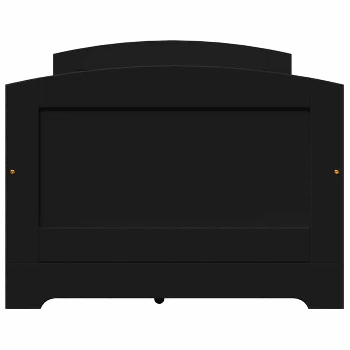 Pat de zi cu 5 sertare fără saltea „IRUN” Negru 90x200 cm - WALTI WALTI
