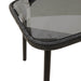 Masă de cafea Negru 90 x 45 x 43 cm Poliratan și sticlă - WALTI WALTI