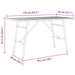 Masă de dining Maro 110 x 55 x 61,5 cm Lemn Solid de Acacia - WALTI WALTI