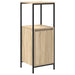 Set de mobilier pentru baie cu raft cu ușă 3 pcs Stejar sonoma - WALTI WALTI
