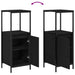 Set de mobilier pentru baie 5 pcs Negru 76.5 x 35 x 95 cm - WALTI WALTI