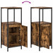 Set de mobilier pentru baie cu ușă 5 pcs Maro 76.5 x 35 x 95 cm - WALTI WALTI