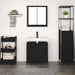 Set de mobilier de baie din 2 piese din lemn de stejar negru - WALTI WALTI