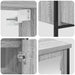 Set mobilier de baie, 2 piese, gri sonoma, lemn prelucrat - WALTI WALTI