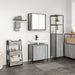 Set mobilier de baie, 2 piese, gri sonoma, lemn prelucrat - WALTI WALTI