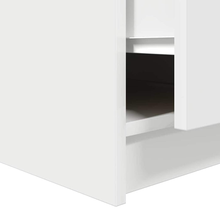 Masuta de cafea cu sertare alb 100x100x40 cm - WALTI WALTI
