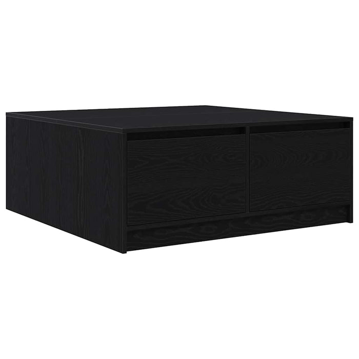 Masuta de cafea cu sertare Stejar negru 100x100x40 cm - WALTI WALTI