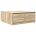 Masuta de cafea cu sertare Stejar Sonoma 100x100x40 cm - WALTI WALTI
