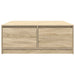 Masuta de cafea cu sertare Stejar Sonoma 100x100x40 cm - WALTI WALTI