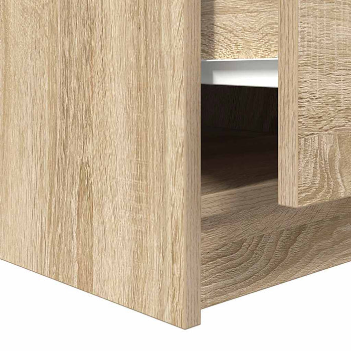 Masuta de cafea cu sertare Stejar Sonoma 100x100x40 cm - WALTI WALTI