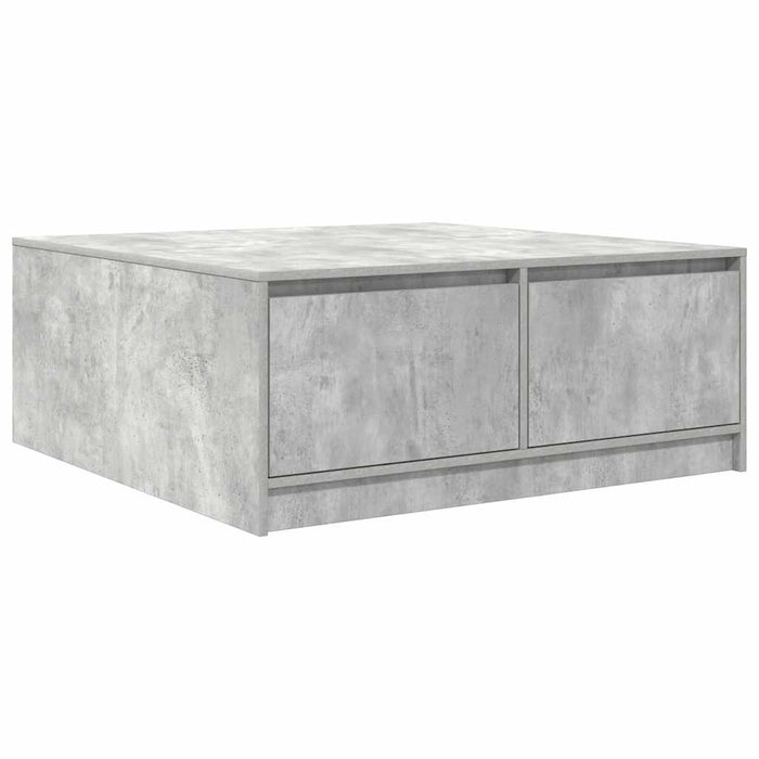 Masuta de cafea cu sertare Gri beton 100x100x40 cm - WALTI WALTI