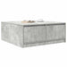 Masuta de cafea cu sertare Gri beton 100x100x40 cm - WALTI WALTI