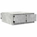 Masuta de cafea cu sertare Gri beton 100x100x40 cm - WALTI WALTI
