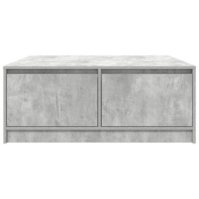 Masuta de cafea cu sertare Gri beton 100x100x40 cm - WALTI WALTI