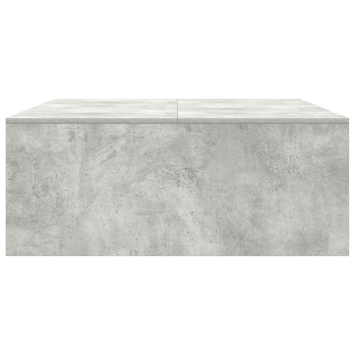 Masuta de cafea cu sertare Gri beton 100x100x40 cm - WALTI WALTI