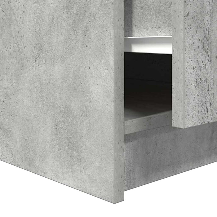 Masuta de cafea cu sertare Gri beton 100x100x40 cm - WALTI WALTI