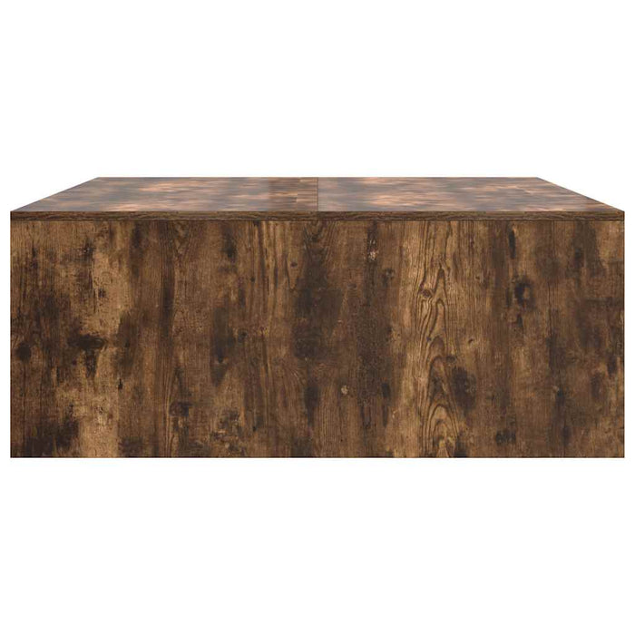 Masuta de cafea cu sertare Stejar afumat 100x100x40 cm - WALTI WALTI