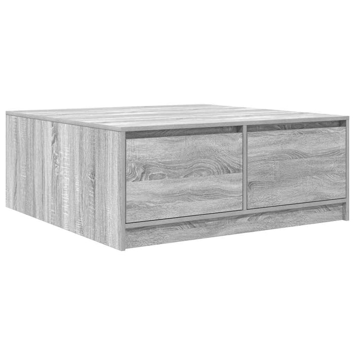Masuta de cafea cu sertare Gri Sonoma 100x100x40 cm - WALTI WALTI