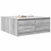Masuta de cafea cu sertare Gri Sonoma 100x100x40 cm - WALTI WALTI