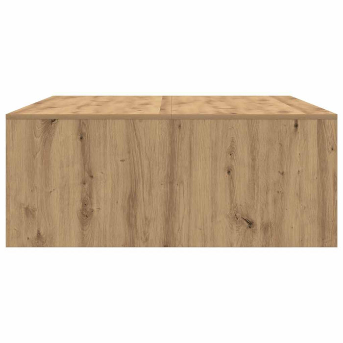 Masuta de cafea cu sertare Artisan Stejar 100x100x40 cm WALTI