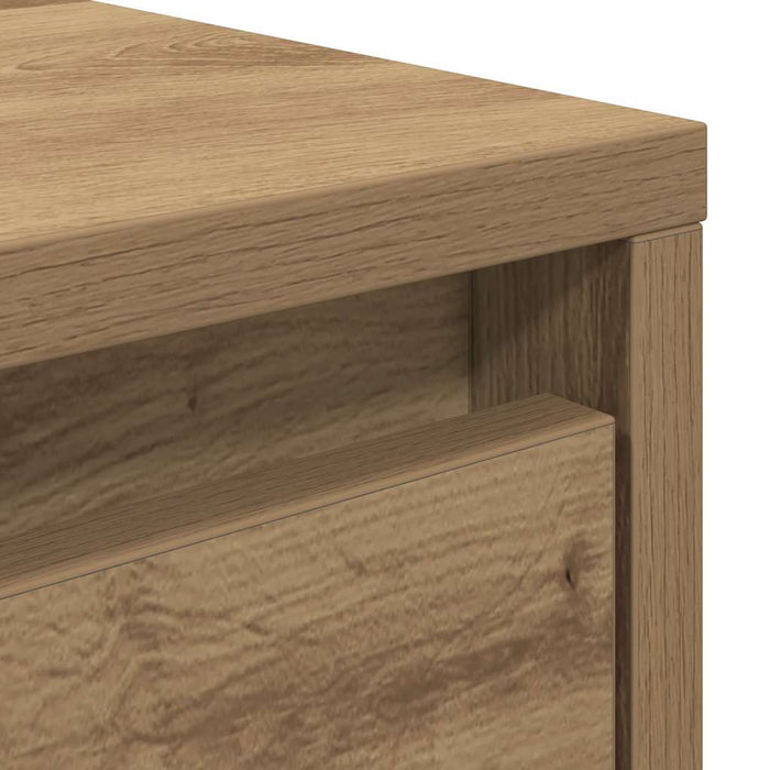 Masuta de cafea cu sertare Artisan Stejar 100x100x40 cm WALTI