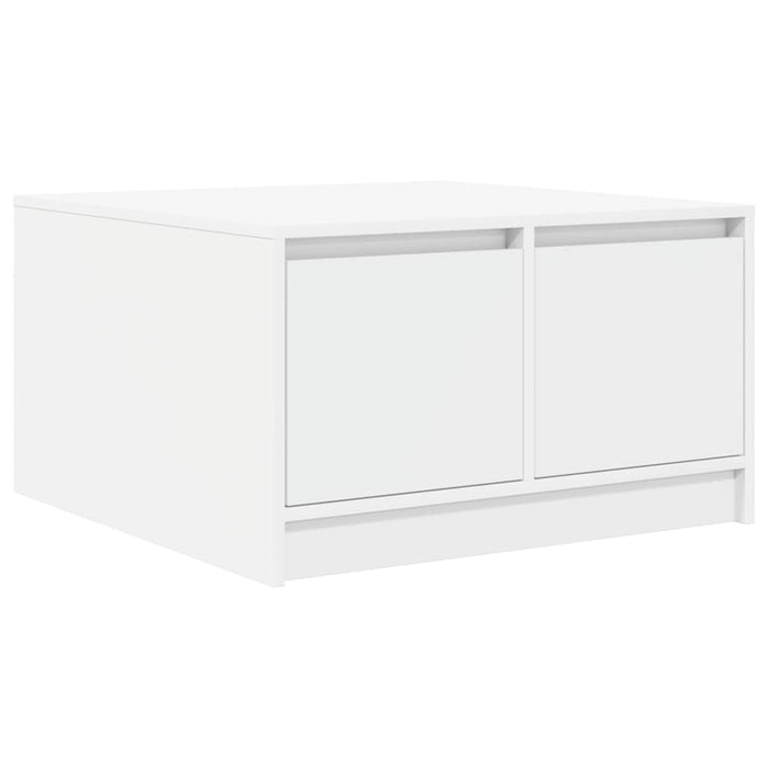 Masuta de cafea cu sertare alb 70,5x70x40 cm - WALTI WALTI