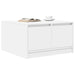 Masuta de cafea cu sertare alb 70,5x70x40 cm - WALTI WALTI