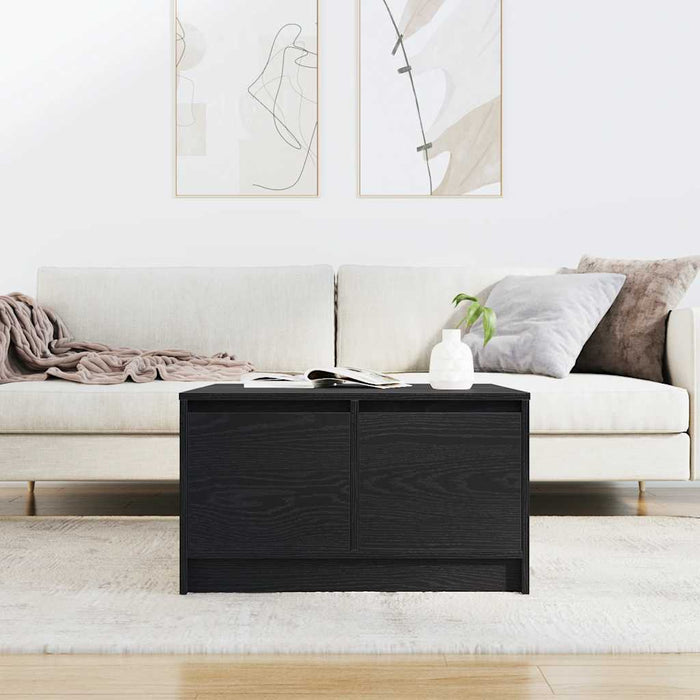 Masuta de cafea cu sertare Stejar negru 70,5x70x40 cm - WALTI WALTI