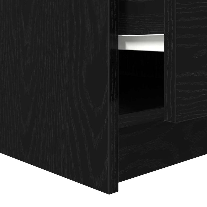 Masuta de cafea cu sertare Stejar negru 70,5x70x40 cm - WALTI WALTI