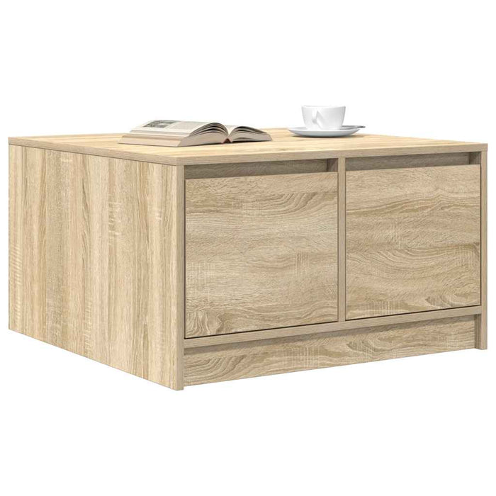 Masuta de cafea cu sertare Stejar Sonoma 70,5x70x40 cm - WALTI WALTI