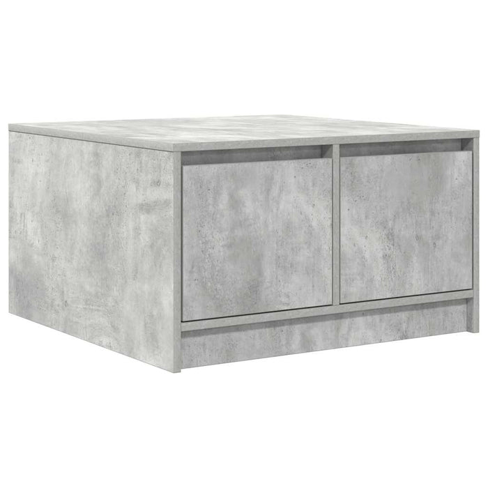 Masuta de cafea cu sertare Gri beton 70,5x70x40 cm - WALTI WALTI