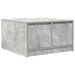 Masuta de cafea cu sertare Gri beton 70,5x70x40 cm - WALTI WALTI