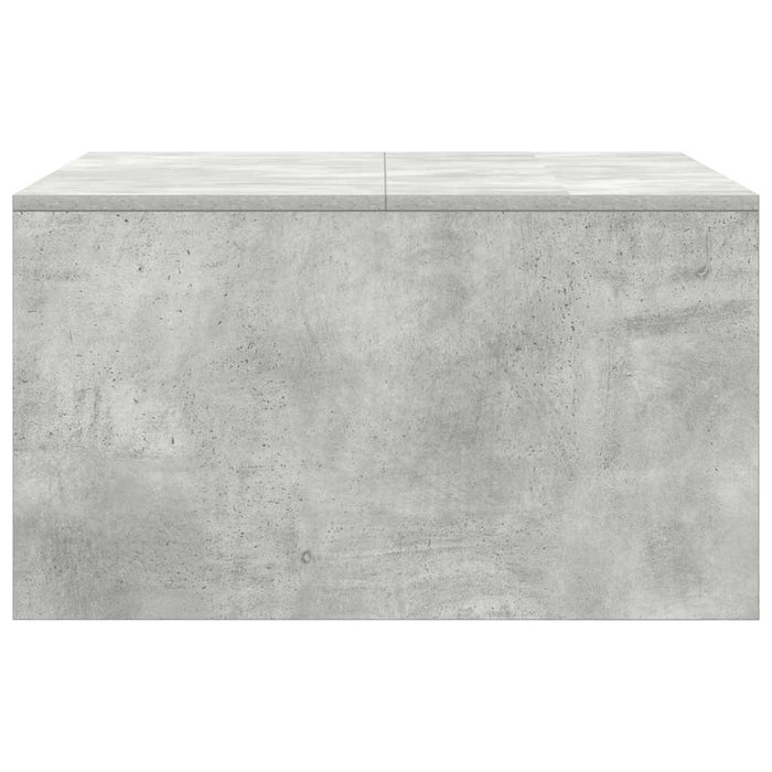 Masuta de cafea cu sertare Gri beton 70,5x70x40 cm - WALTI WALTI