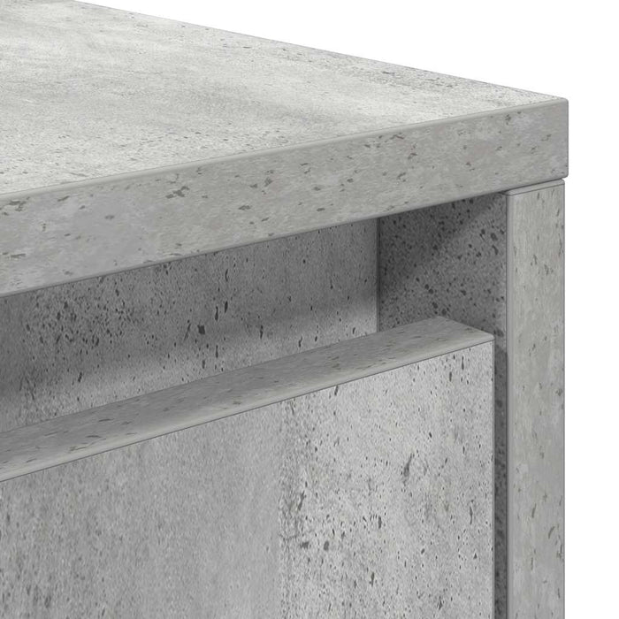 Masuta de cafea cu sertare Gri beton 70,5x70x40 cm - WALTI WALTI