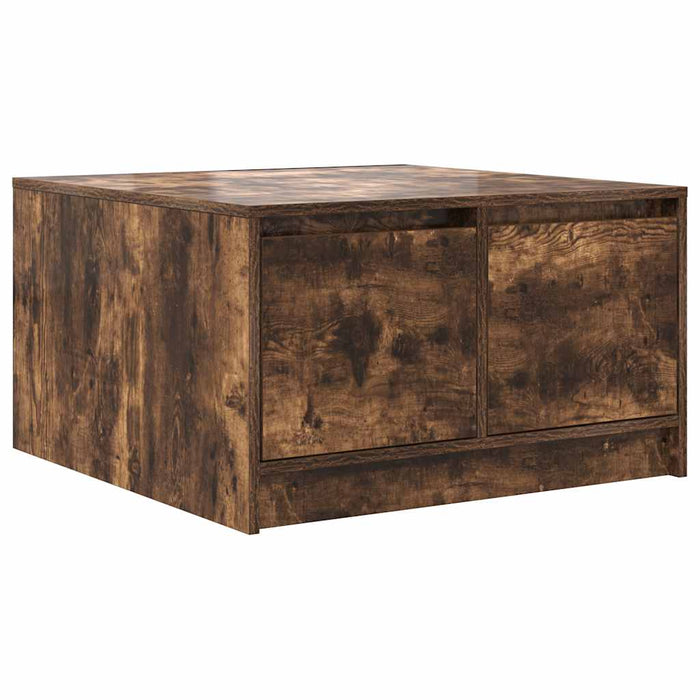 Masuta de cafea cu sertare Stejar afumat 70,5x70x40 cm - WALTI WALTI