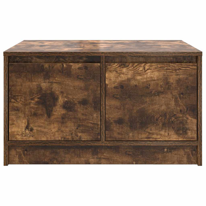 Masuta de cafea cu sertare Stejar afumat 70,5x70x40 cm - WALTI WALTI