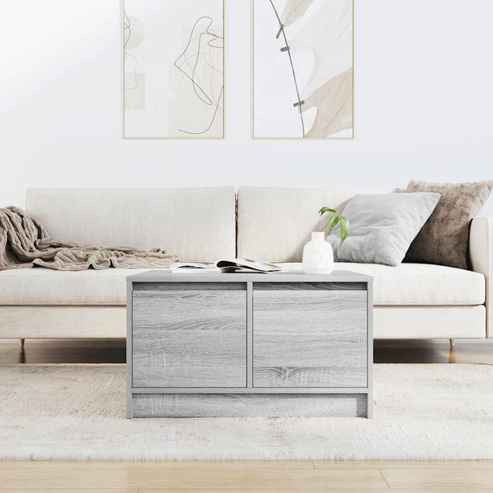 Masuta de cafea cu sertare Gri Sonoma 70,5x70x40 cm - WALTI WALTI