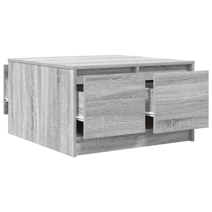 Masuta de cafea cu sertare Gri Sonoma 70,5x70x40 cm - WALTI WALTI