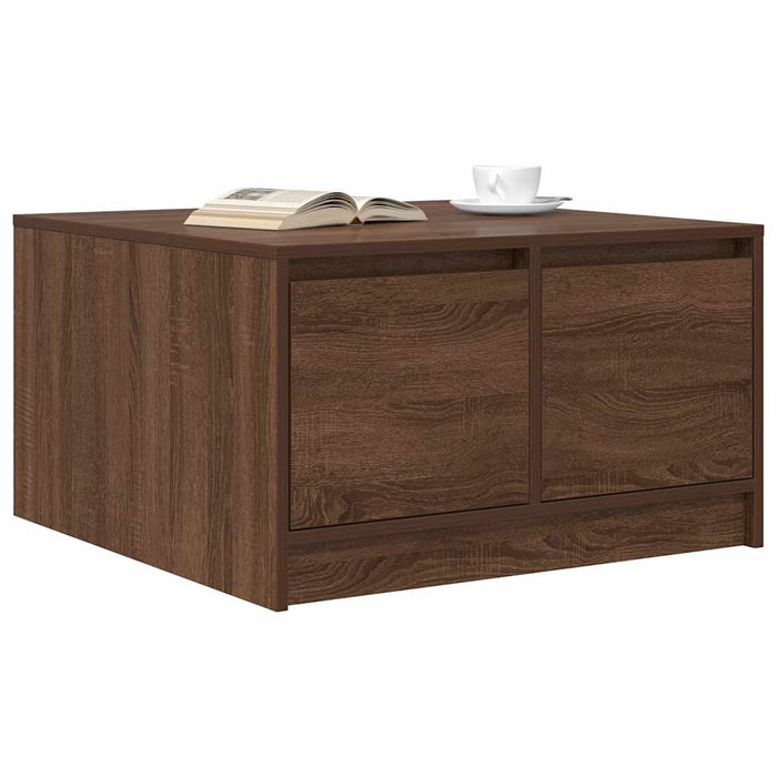 Masuta de cafea cu sertare Stejar maro 70,5x70x40 cm - WALTI WALTI