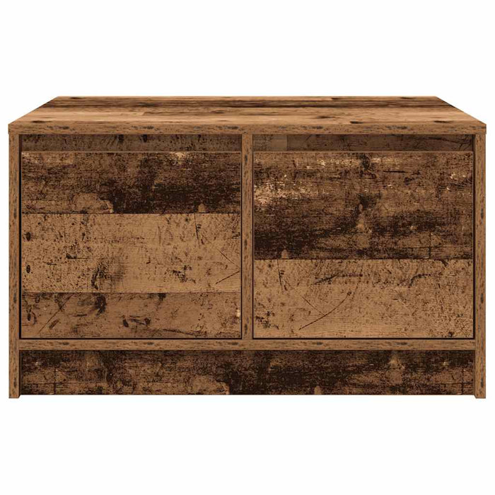 Masuta de cafea cu sertare din lemn vechi 70,5x70x40 cm - WALTI WALTI