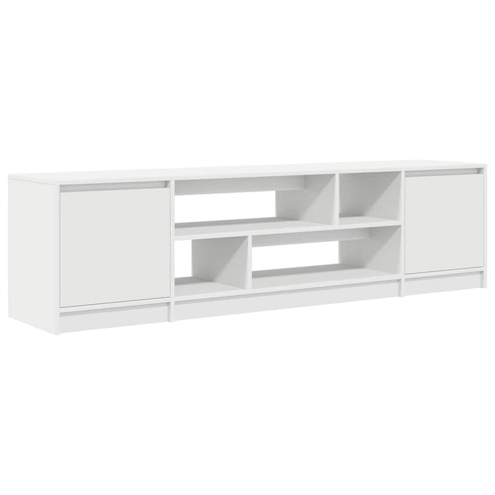 Dulap TV alb 188,5x41x50 cm lemn prelucrat - WALTI WALTI